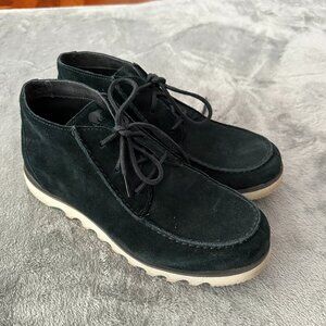 Sorel Men's Kezar Moc Chukka Waterproof Boots Black 10.5 Shoes Lace Up